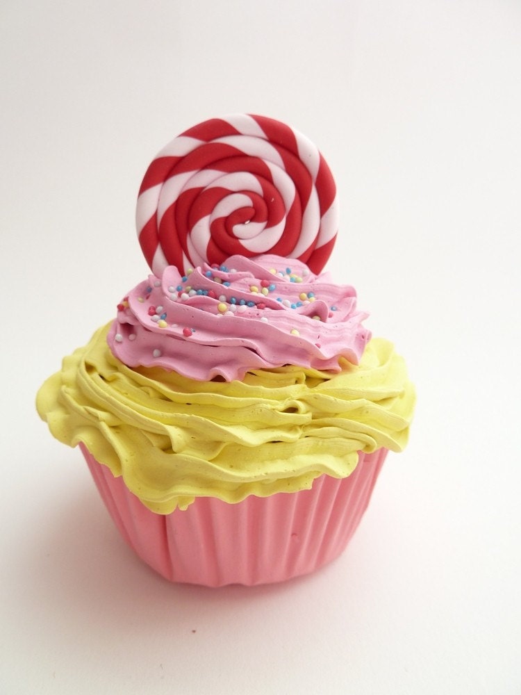 Lollipop Candy fake cupcake lollipop birthday party baby Etsy