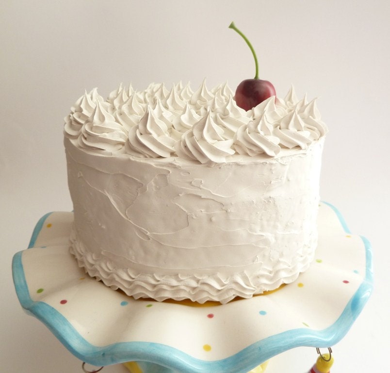 FAKE CAKE for cake stand cake pedestal stand wedding cake Etsy