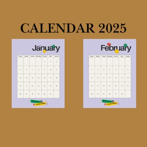 Calendar 2025 – Your Ultimate Year at a Glance! 2025 calendar planner 2025 calendar wall 2025 art calendar 2025 printable planner 2025 2025