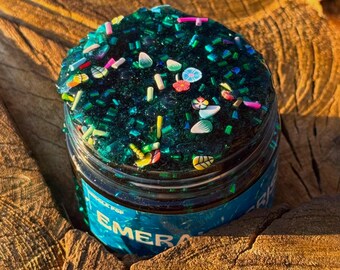 Emerald Crisp Bingsu Slime: Crunchy ASMR Stress Relief