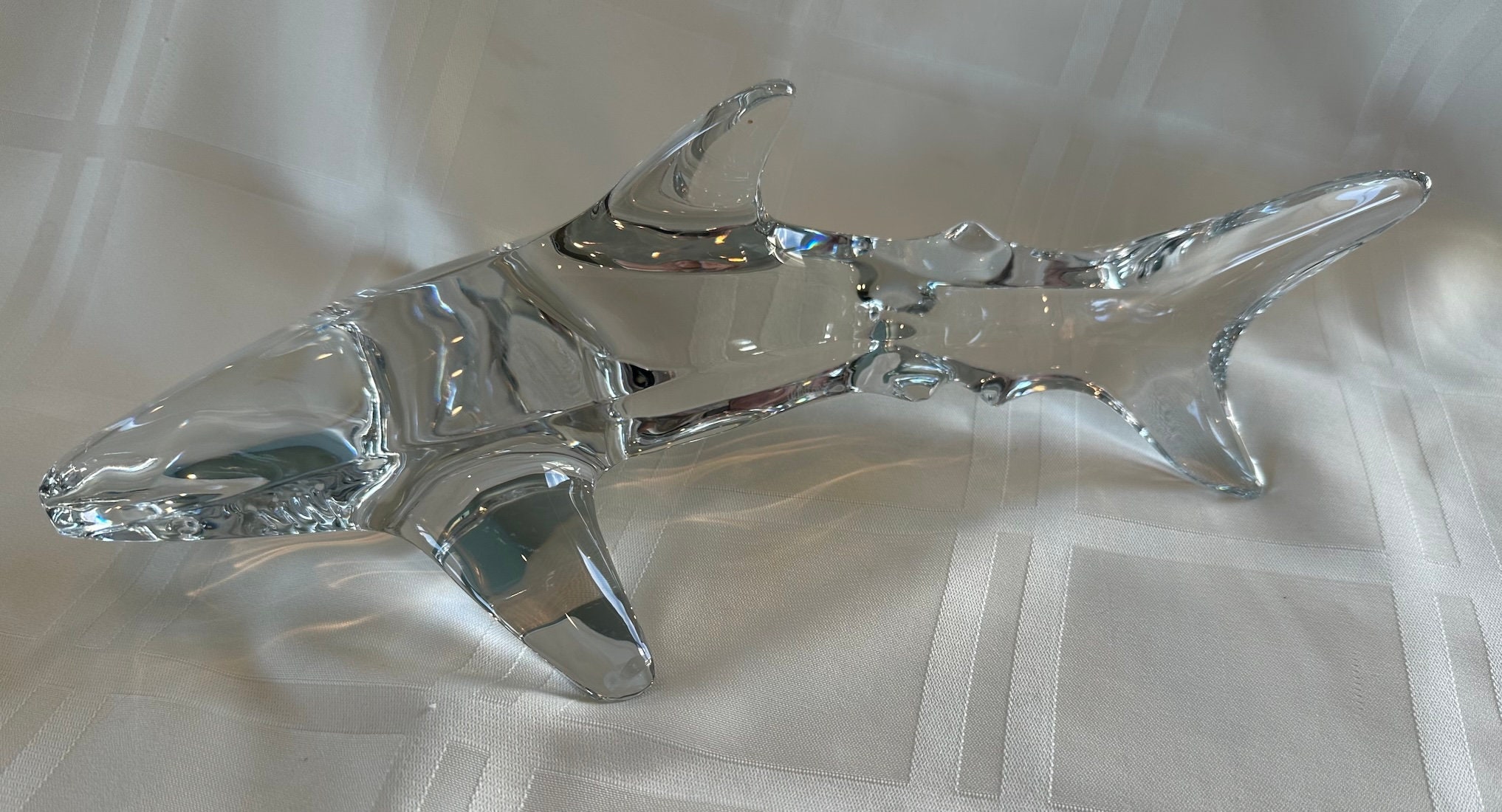 ✯ 極レア 高級 Baccarat サメ 魚 シャーク オブジェ 置物 ペット✯ imgrc0084346201.jpg