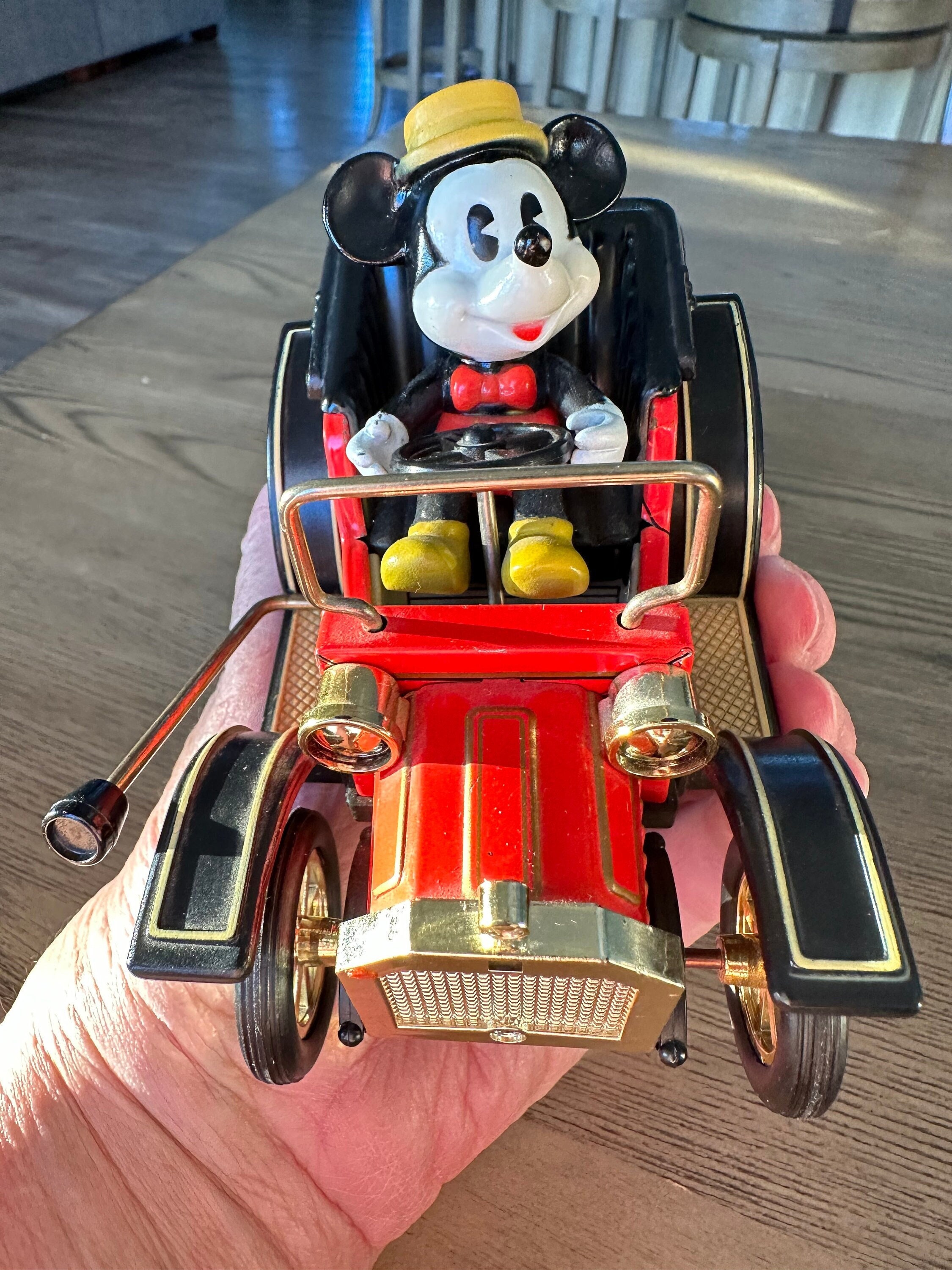 Vintage Disney Mickey Mouse 1908 Lever Car (1981) - Japan