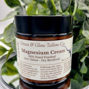 Crème de suif au magnésium