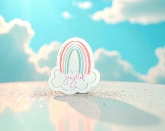 Joyful Rainbow Sticker