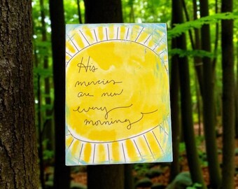 Sticker “His mercies are new every morning”