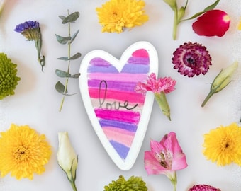 Heart “love” sticker