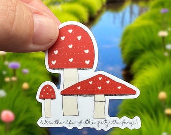 Toadstool Sticker