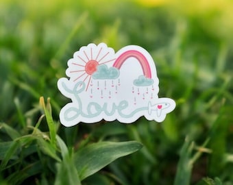 Raining Love Sticker
