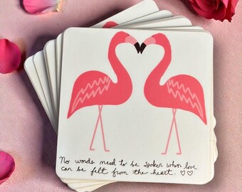 Flamingo Love sticker