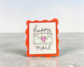 Happy Mail Stamp Sticker