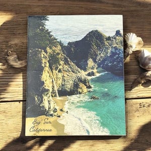 Série de stickers Grandes cartes postales : Big Sur, Californie