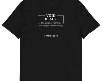 The Black Collection -- Void Black -- Unisex organic cotton t-shirt