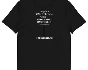 The Black Collection -- Orange Line II (PRISM) --  Unisex organic cotton t-shirt