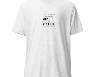 The White Collection -- "Meaning and value..."