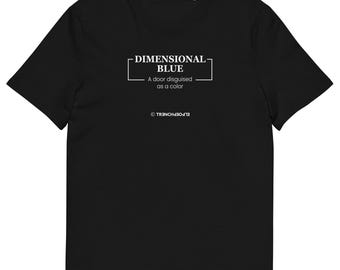 The Black Collection -- Dimensional Blue -- Unisex organic cotton t-shirt
