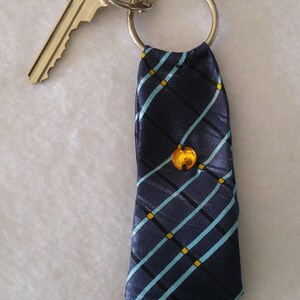 Memory Key Chain Made From Men's Ties - Etsy
