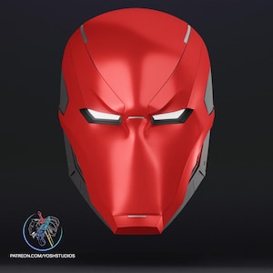 Red Hood Custom Helmet STL 3D Printer file
