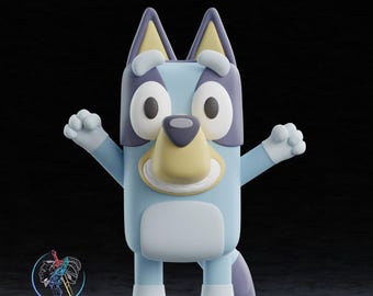 Life Size Bluey 3D Printer STL File
