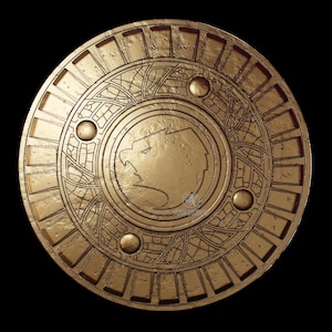 Hawk Man Shield Black Adam 3d Print File STL