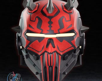 Armored Darth Maul Helmet 3D Printer File STL