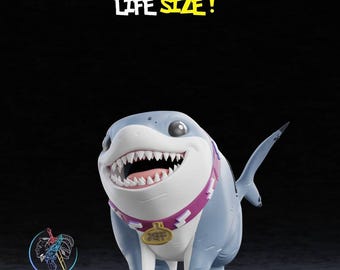 Life Size Jeff The Landshark 3D Printer File STL