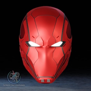 Mecha Red Hood Helmet 3D Print File STL