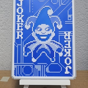 Cuadro BluePrint Joker Balatro / Tarjetas físicas Balatro / Regalo de juego - Plano