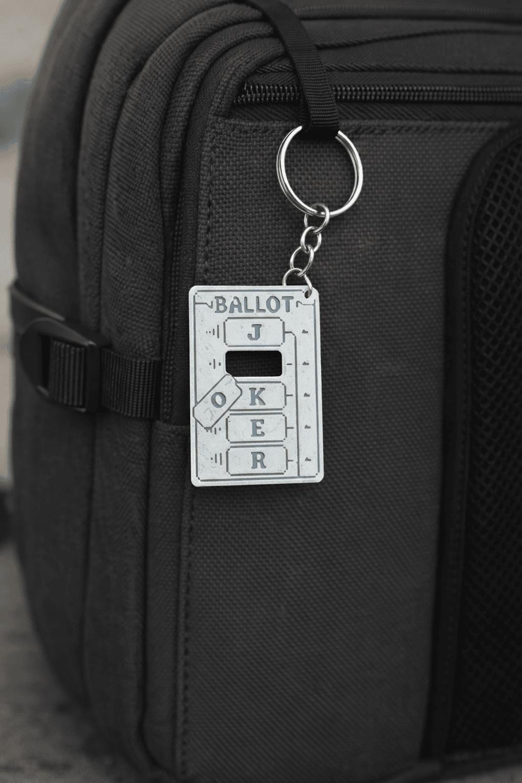 Balatro Hanging Chad Keychain | Joker Card Keychain | Gamer Gift | Fan ...