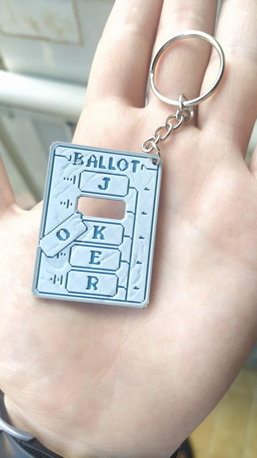 Balatro Hanging Chad Keychain | Joker Card Keychain | Gamer Gift | Fan ...