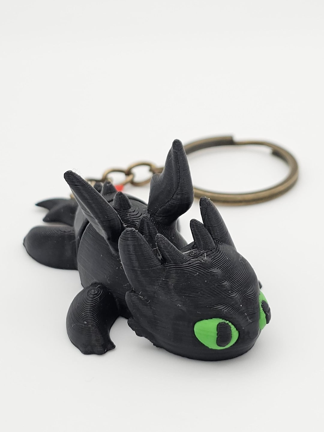 Flexi Dragon Keychain Toothless Inspired by How to Train Your Dragon ...
