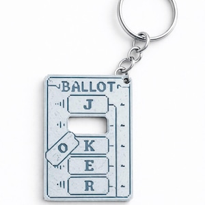 Balatro Hanging Chad Keychain | Joker Card Keychain | Gamer Gift | Fan Art