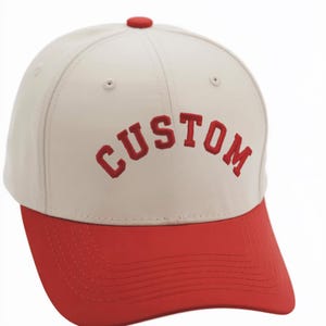 Custom Embroidered 5-Panel Hat: Personalized Text, Organic Cotton