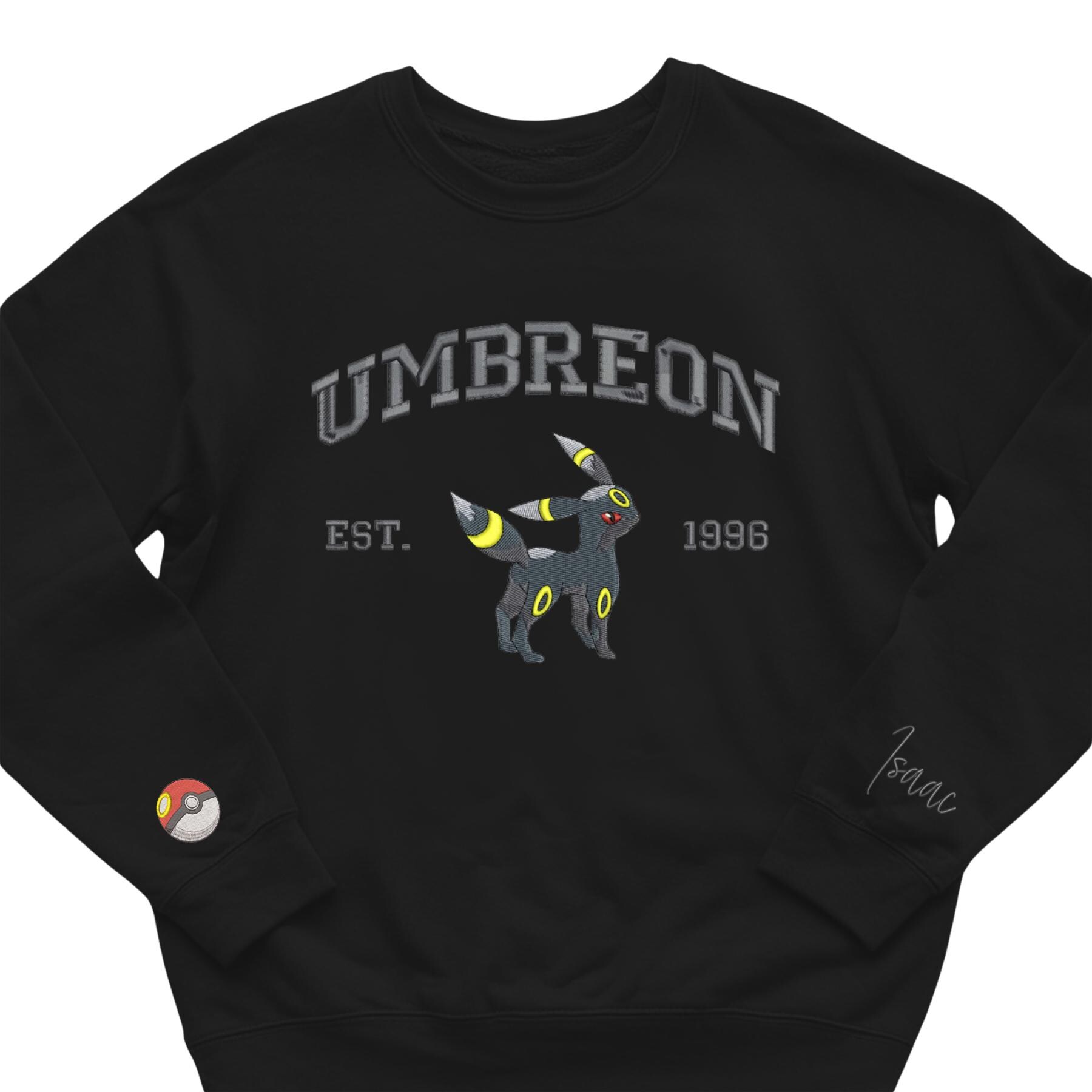 Shiny Umbreon Hoodie Pokemon Nachtara Pullover Espeon And Umbreon