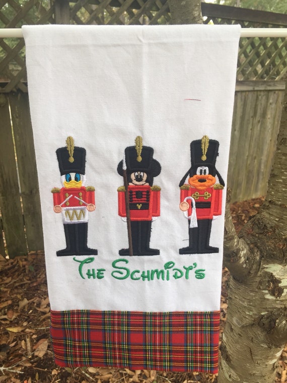 Personalized Nutcracker kitchen towel Etsy