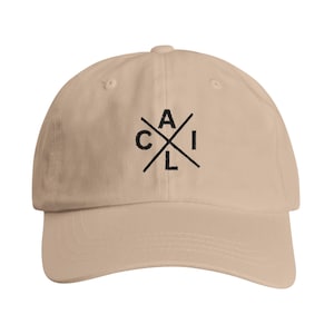 California CALI West Coast Best Coast - Casquette pour papa brodée premium