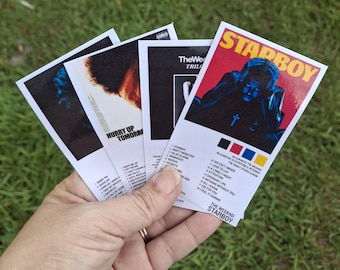 The Weeknd Inspired Album Stickers | Set of 8 | XO Stickers |