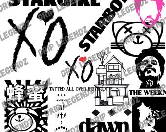 XO Decal Mystery Set | The Weekend | Hurry Up Tomorrow | XOTWOD Car Decals