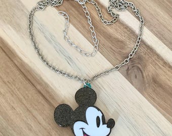 Disney Mickey Symbol Halskette neu ohne Tags