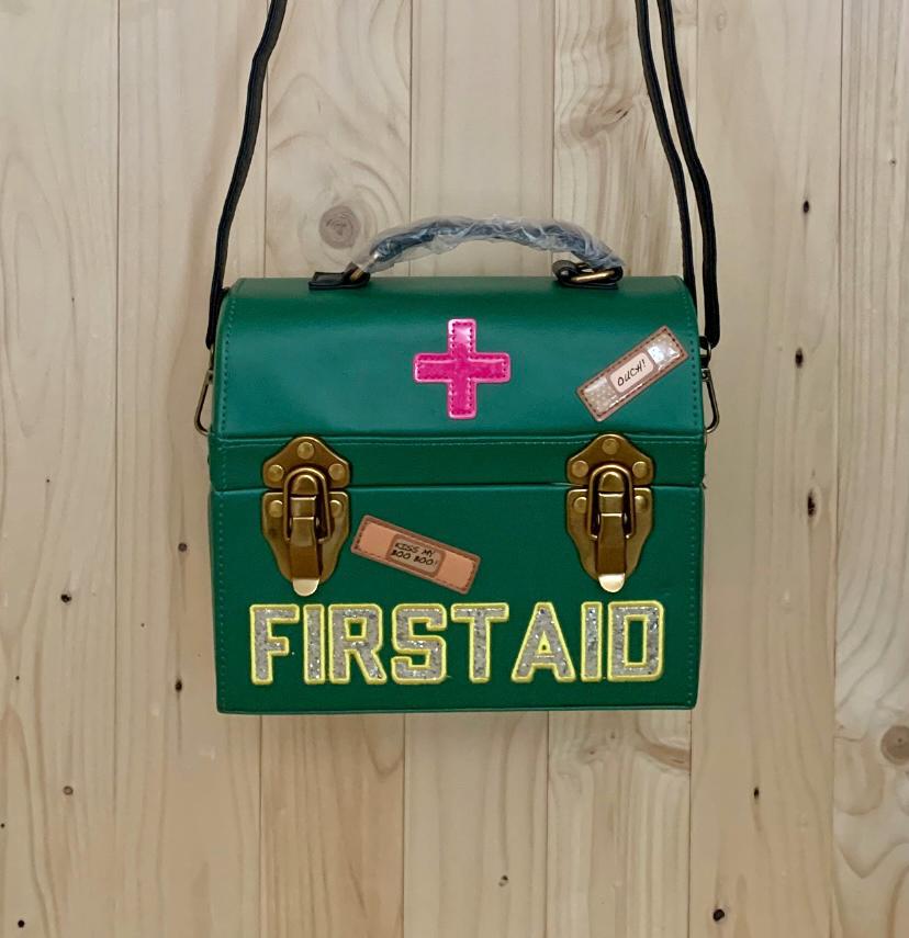 Betsey Johnson Kitsch Playing Doctor First Aid Crossbody Bag NWOT