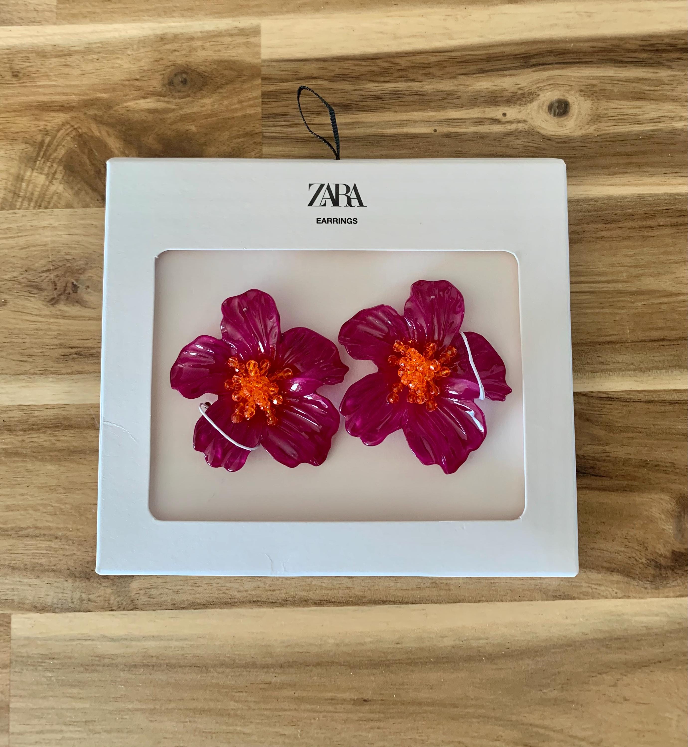 Zara Floral Earrings New Zealand