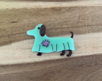 Erstwilder Hündchen Brosche Halloween Pin NWOT