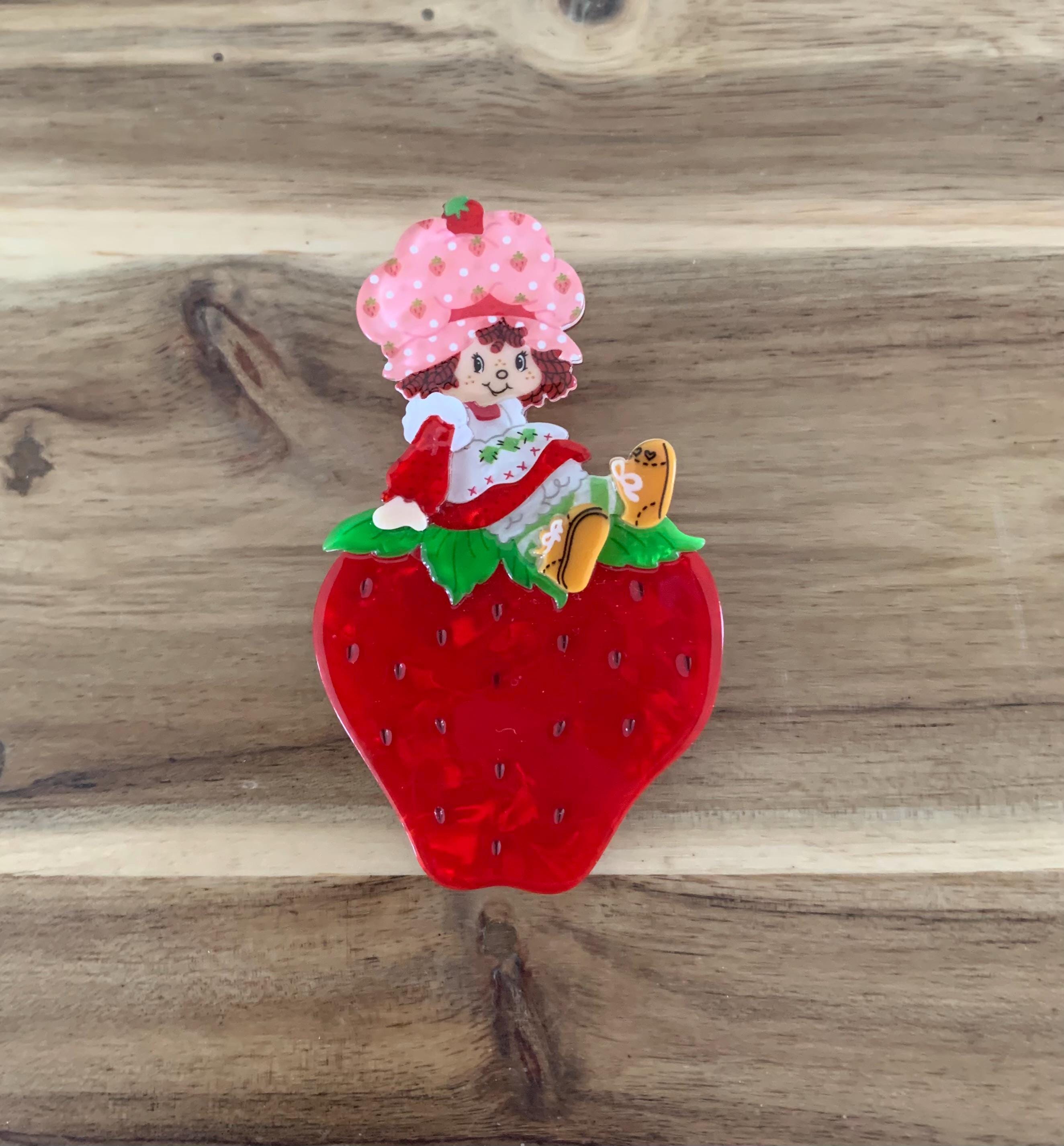 Erstwilder Sitting on a Strawberry Brooch Pin NWOT - Etsy