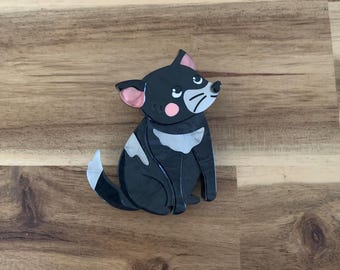 Tazzy the Devil brooch animal pin New with defects