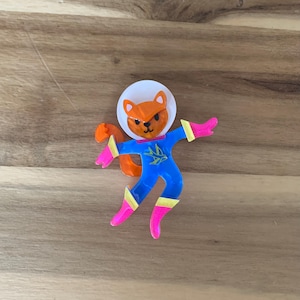 Broche Erstwilder Cosmic Kitty, pin de gato, nuevo sin etiquetas. Todos los precios incluyen aranceles estadounidenses.