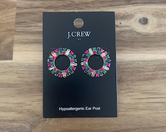 J Crew Jcrew strass stein Ohrstecker schmuck Geschenk Neu mit Etikett Alle Artikelpreise enthalten US-Zölle