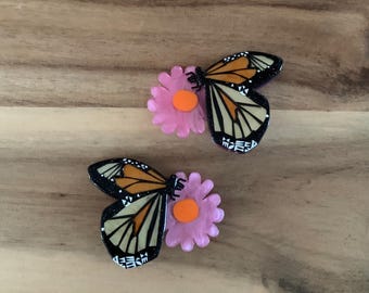 Erstwilder Schmetterling Named Flattert Haarspangen Set 2 Stück NWOT Alle Artikelpreise beinhalten US-Zölle