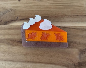 Sweet as Pie Brosche, Thanksgiving Kürbis Dessert Pin / alle Artikelpreise enthalten US-Tarife