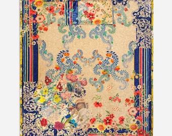 Johnny Was Redlands Reisedecke mit Blumenmuster New without Tag&Label / alle Artikelpreise enthalten US-Zölle