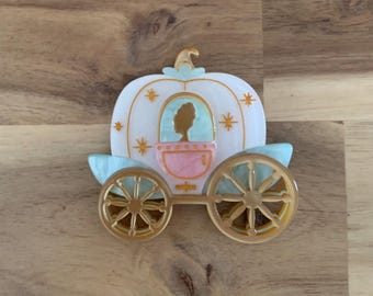 Erstwilder Til Midnight Brooch Pete Cromer pumpkin carriage Cinderella fairy tale pin NWOT all item prices include US tariffs
