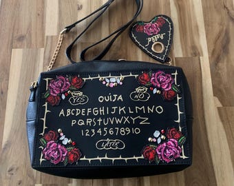 Betsey Johnson Ouija Crossbody Bag Kitsch Floral Purse NWOT all items prices include US tariffs